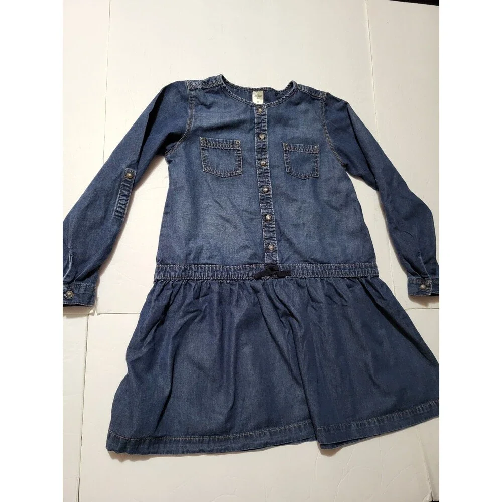 (#2) Oshkosh B'Gosh Girls  Blue Denim Dress Size 12